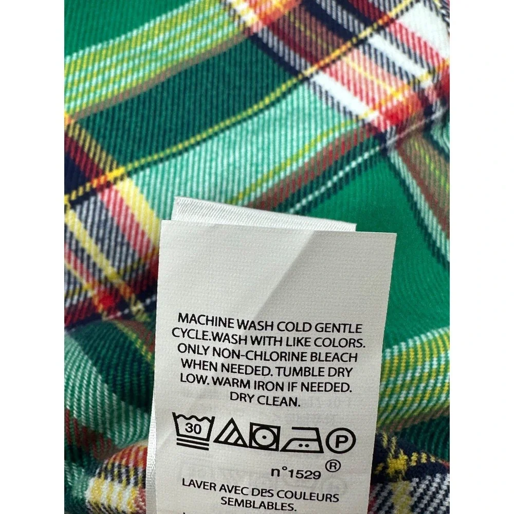 Polo Ralph Lauren Men's Sz M Classic Fit Flannel Shirt Green Plaid L/S $148 W8
